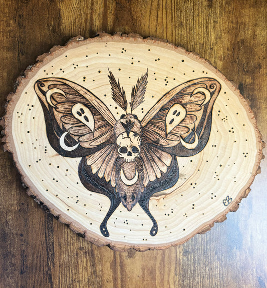 Spooky Deathmoth Wall Art